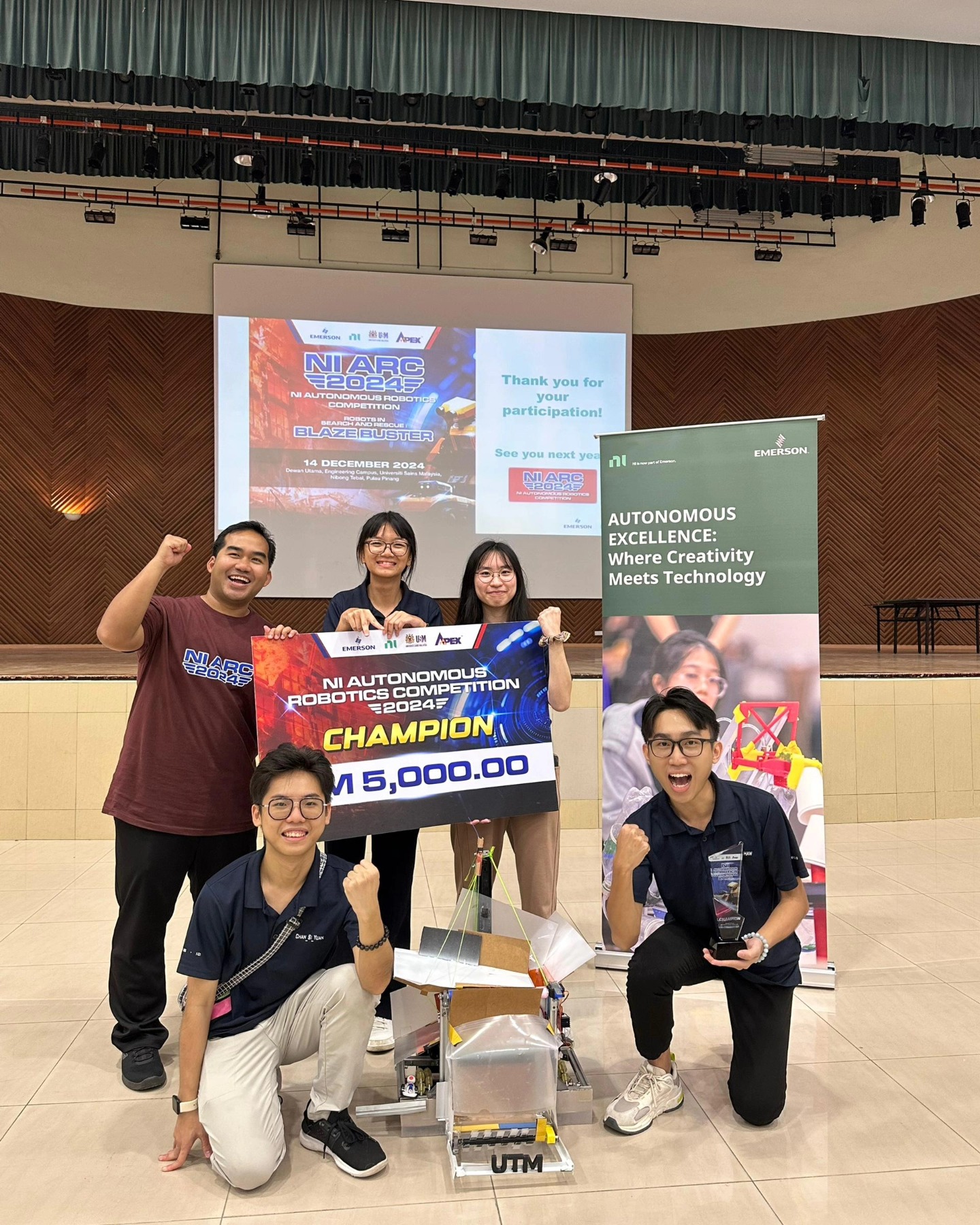 Utm Autonumous Robotics Champion